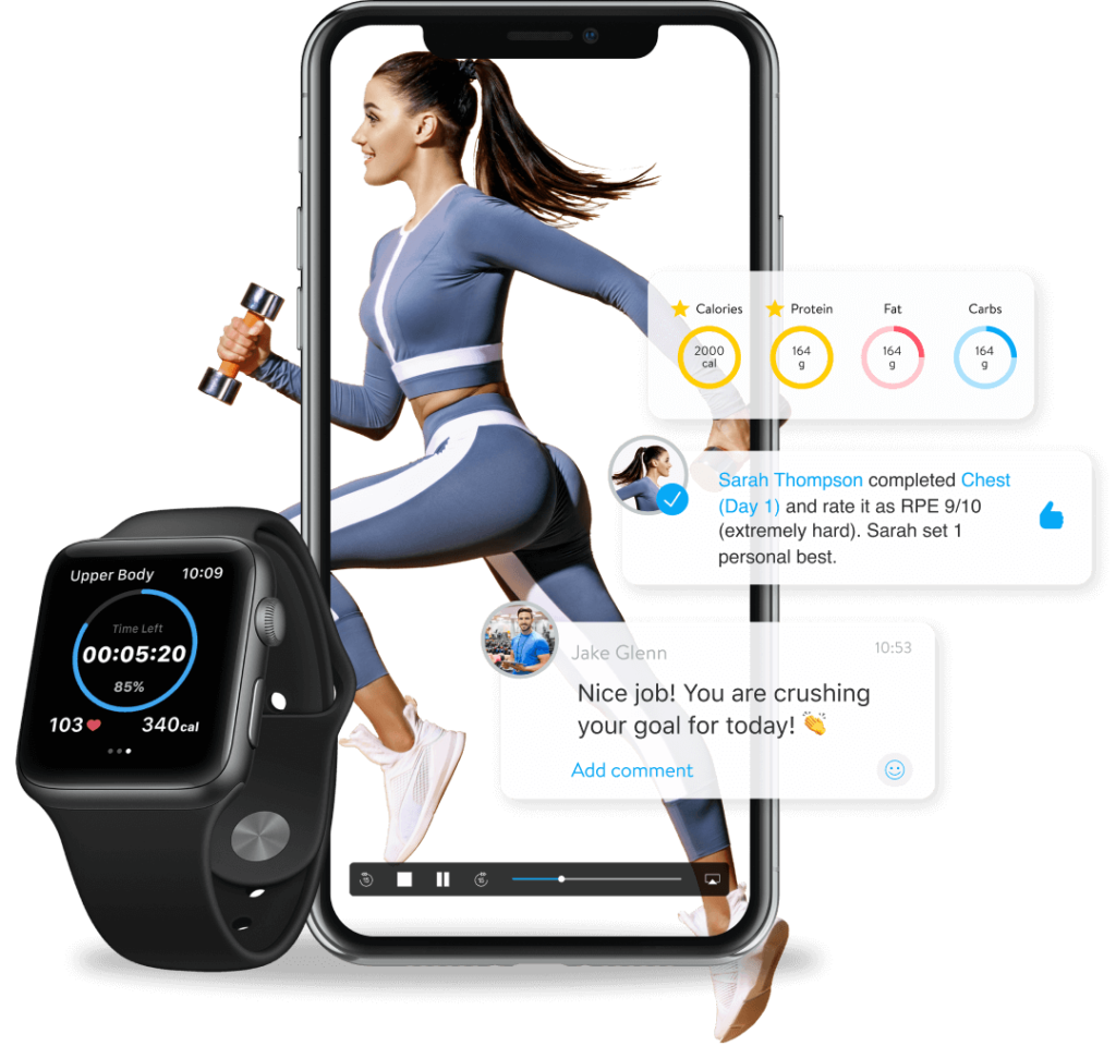 Personal Fitness Coaching through the Jersey Strong+ App